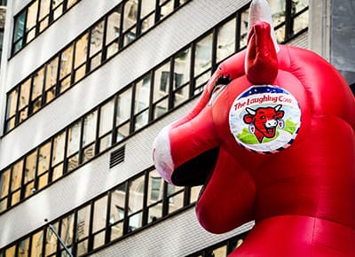 The Laughing Cow inflatable