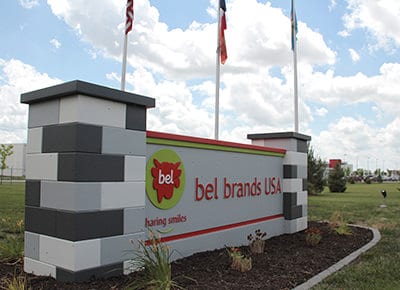 Bel Brands USA sign