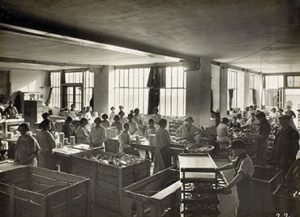 Old-fashioned pic of Bel facility interior