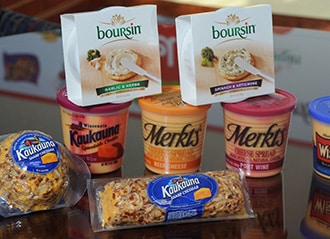 Merkts, Boursin, & Kaukauna cheeses