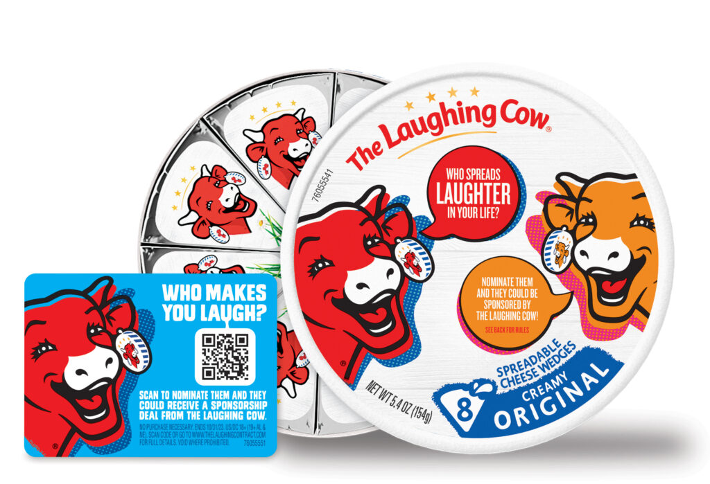 The Laughing Cow® is bringing consumers a fresh take on their iconic branding with new, colorful, limited-edition packaging inspired by recognizable pop culture designs.